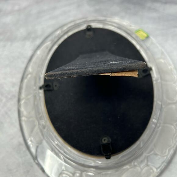 Marquis for Waterford Crystal Oval Frame Floral 9" Heavy Photo Display Decor - Picture 6 of 8
